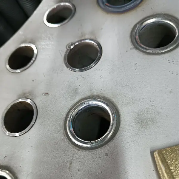 锅炉工业管板焊接